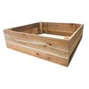 Real Wood Products 7 in. H X 36 in. W X 36 in. D Cedar Western Raised Garden Bed Natural G3156